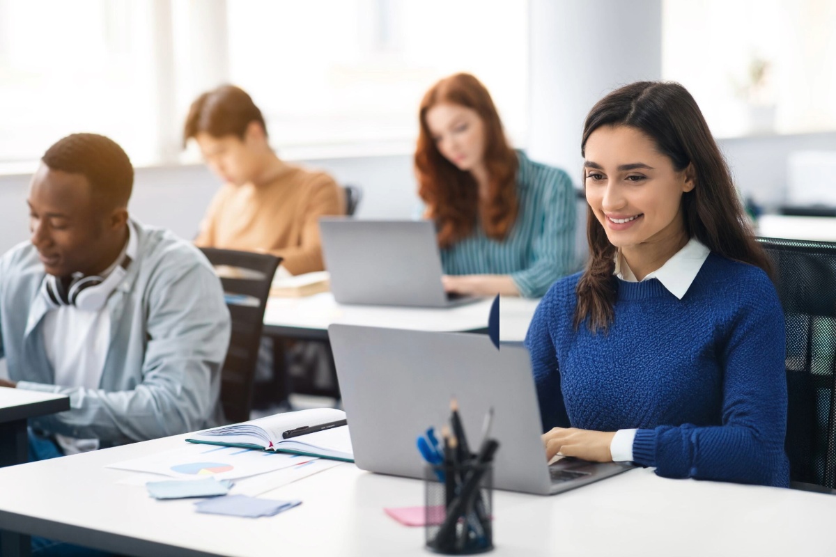 Students using DeepL