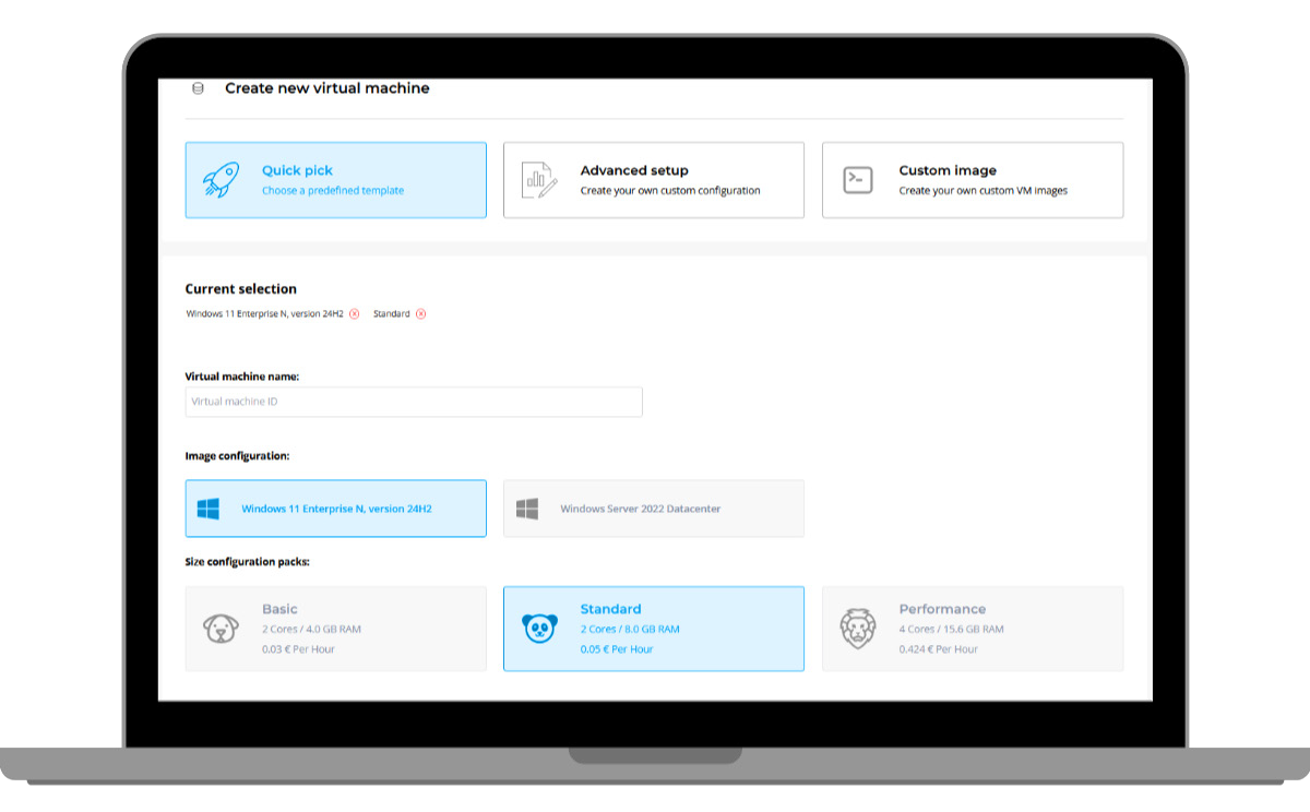 Research Cloud Laptop Bild DE